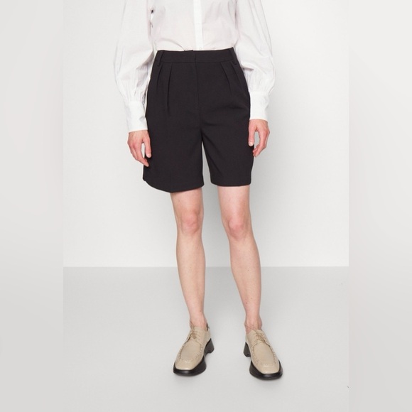 Express Pants - Express Women Black High Waist Bermuda Shorts Trousers